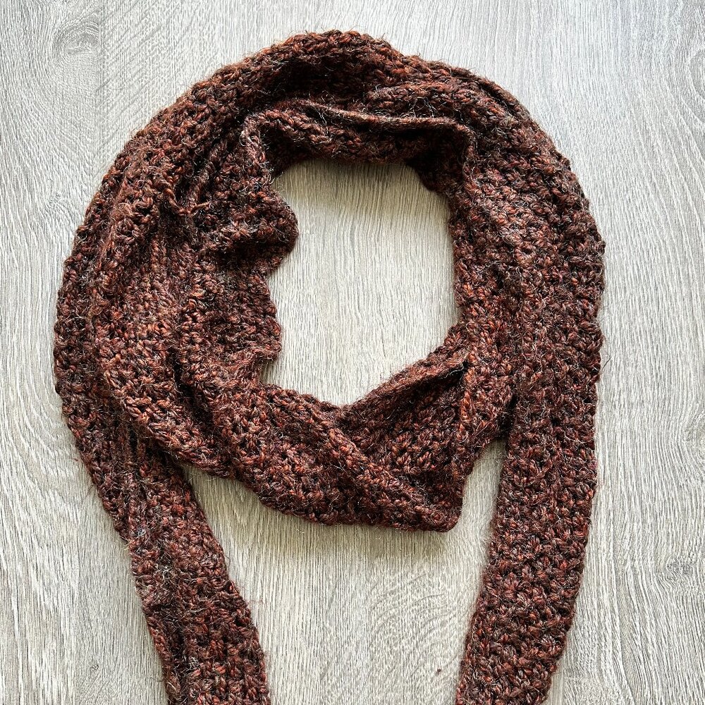 Maxi Infinity Scarf Maroon